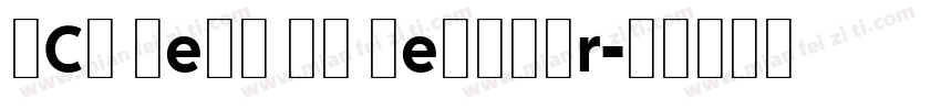 ICA Text Ny Regular字体转换